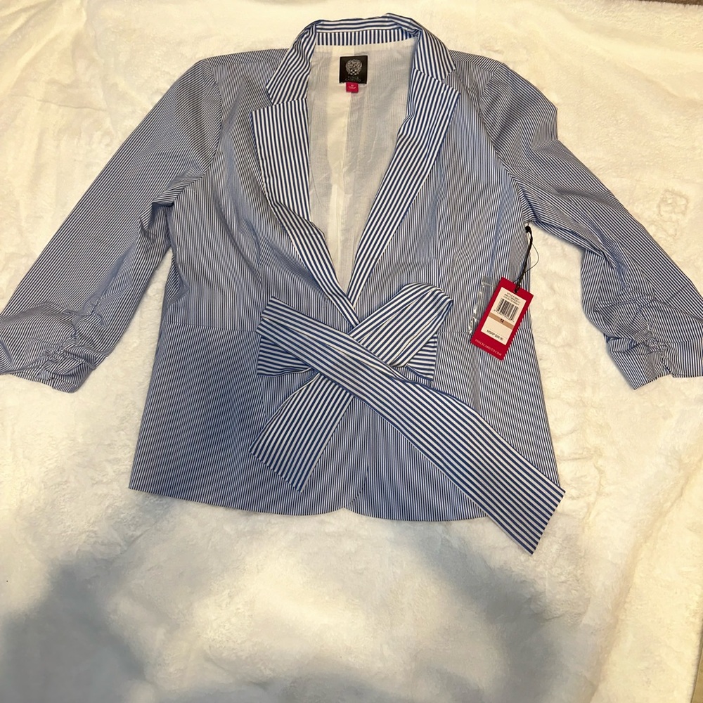 Vince Camuto blazer with a tie